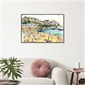 Picture of Coastal vibes I _GroupedProduct_Rectangle_Landscape_Canvas_Framed_