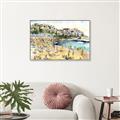 Picture of Coastal vibes I _GroupedProduct_Rectangle_Landscape_Canvas_Framed_