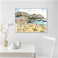 Picture of Coastal vibes I _GroupedProduct_Rectangle_Landscape_Canvas_Framed_