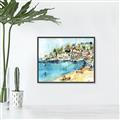 Picture of Beachy _GroupedProduct_Rectangle_Landscape_Canvas_Framed_