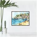 Picture of Beachy _GroupedProduct_Rectangle_Landscape_Canvas_Framed_