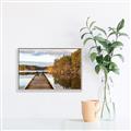 Picture of Waiting at the dock  _GroupedProduct_Rectangle_Landscape_Photography _GroupedProduct_Rectangle_Landscape_Canvas_Framed_