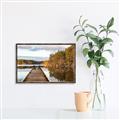 Picture of Waiting at the dock  _GroupedProduct_Rectangle_Landscape_Photography _GroupedProduct_Rectangle_Landscape_Canvas_Framed_