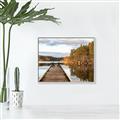 Picture of Waiting at the dock  _GroupedProduct_Rectangle_Landscape_Photography _GroupedProduct_Rectangle_Landscape_Canvas_Framed_