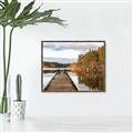 Picture of Waiting at the dock  _GroupedProduct_Rectangle_Landscape_Photography _GroupedProduct_Rectangle_Landscape_Canvas_Framed_