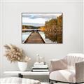 Picture of Waiting at the dock  _GroupedProduct_Rectangle_Landscape_Photography _GroupedProduct_Rectangle_Landscape_Canvas_Framed_