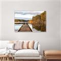 Picture of Waiting at the dock  _GroupedProduct_Rectangle_Landscape_Photography _GroupedProduct_Rectangle_Landscape_Canvas_Framed_