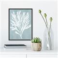 Picture of Coral Leaves II _GroupedProduct_Rectangle_Portrait_Canvas_Framed_