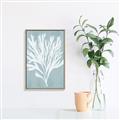 Picture of Coral Leaves II _GroupedProduct_Rectangle_Portrait_Canvas_Framed_
