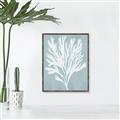Picture of Coral Leaves II _GroupedProduct_Rectangle_Portrait_Canvas_Framed_