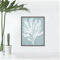 Picture of Coral Leaves II _GroupedProduct_Rectangle_Portrait_Canvas_Framed_