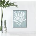 Picture of Coral Leaves II _GroupedProduct_Rectangle_Portrait_Canvas_Framed_