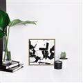 Picture of Black Abstract with Fine Line _GroupedProduct_Square_Canvas_Framed_