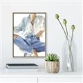 Picture of Blue Jeans I _GroupedProduct_Rectangle_Portrait_Canvas_Framed_