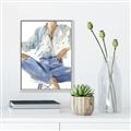 Picture of Blue Jeans I _GroupedProduct_Rectangle_Portrait_Canvas_Framed_