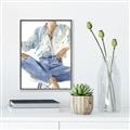 Picture of Blue Jeans I _GroupedProduct_Rectangle_Portrait_Canvas_Framed_