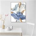 Picture of Blue Jeans I _GroupedProduct_Rectangle_Portrait_Canvas_Framed_