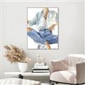 Picture of Blue Jeans I _GroupedProduct_Rectangle_Portrait_Canvas_Framed_