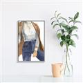 Picture of Blue Jeans II _GroupedProduct_Rectangle_Portrait_Canvas_Framed_