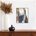 Picture of Blue Jeans II _GroupedProduct_Rectangle_Portrait_Canvas_Framed_