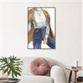 Picture of Blue Jeans II _GroupedProduct_Rectangle_Portrait_Canvas_Framed_