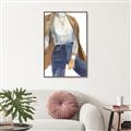 Picture of Blue Jeans II _GroupedProduct_Rectangle_Portrait_Canvas_Framed_