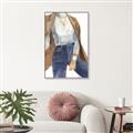 Picture of Blue Jeans II _GroupedProduct_Rectangle_Portrait_Canvas_Framed_