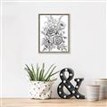 Picture of Sketched Flower I _GroupedProduct_Rectangle_Portrait_Canvas_Framed_