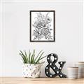 Picture of Sketched Flower I _GroupedProduct_Rectangle_Portrait_Canvas_Framed_