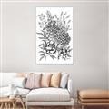 Picture of Sketched Flower II  _GroupedProduct_Rectangle_Portrait_Canvas_Framed_