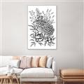 Picture of Sketched Flower II  _GroupedProduct_Rectangle_Portrait_Canvas_Framed_