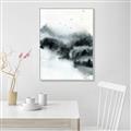 Picture of Misty Forest with Birds _GroupedProduct_Rectangle_Portrait_Canvas_Framed_