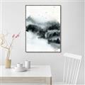 Picture of Misty Forest with Birds _GroupedProduct_Rectangle_Portrait_Canvas_Framed_
