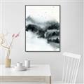 Picture of Misty Forest with Birds _GroupedProduct_Rectangle_Portrait_Canvas_Framed_