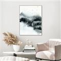 Picture of Misty Forest with Birds _GroupedProduct_Rectangle_Portrait_Canvas_Framed_