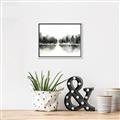 Picture of Misty Forest Black  _GroupedProduct_Rectangle_Landscape_Canvas_Framed_