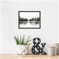 Picture of Misty Forest Black  _GroupedProduct_Rectangle_Landscape_Canvas_Framed_