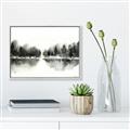 Picture of Misty Forest Black  _GroupedProduct_Rectangle_Landscape_Canvas_Framed_