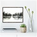 Picture of Misty Forest Black  _GroupedProduct_Rectangle_Landscape_Canvas_Framed_