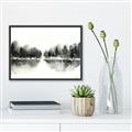 Picture of Misty Forest Black  _GroupedProduct_Rectangle_Landscape_Canvas_Framed_