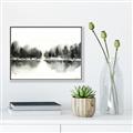 Picture of Misty Forest Black  _GroupedProduct_Rectangle_Landscape_Canvas_Framed_