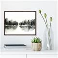 Picture of Misty Forest Black  _GroupedProduct_Rectangle_Landscape_Canvas_Framed_