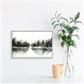 Picture of Misty Forest Black  _GroupedProduct_Rectangle_Landscape_Canvas_Framed_