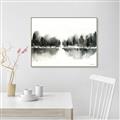 Picture of Misty Forest Black  _GroupedProduct_Rectangle_Landscape_Canvas_Framed_