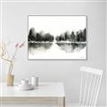 Picture of Misty Forest Black  _GroupedProduct_Rectangle_Landscape_Canvas_Framed_