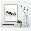 Picture of Misty Forest Trees _GroupedProduct_Rectangle_Portrait_Canvas_Framed_