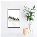 Picture of Misty Forest Trees _GroupedProduct_Rectangle_Portrait_Canvas_Framed_