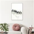 Picture of Misty Forest Trees _GroupedProduct_Rectangle_Portrait_Canvas_Framed_