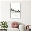 Picture of Misty Forest Trees _GroupedProduct_Rectangle_Portrait_Canvas_Framed_