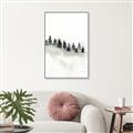 Picture of Misty Forest Trees _GroupedProduct_Rectangle_Portrait_Canvas_Framed_